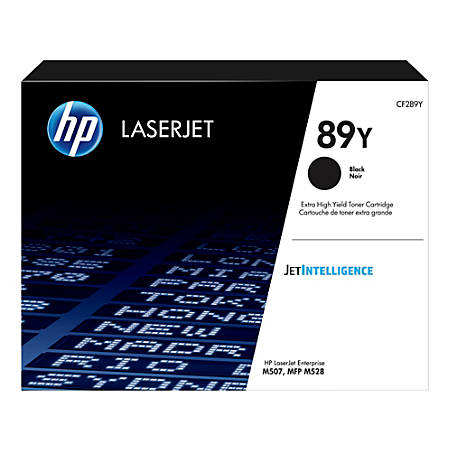 HP HP 89Y (CF289Y) Extra High Yield Black LaserJet Toner Cartridge (20000 Yield)
